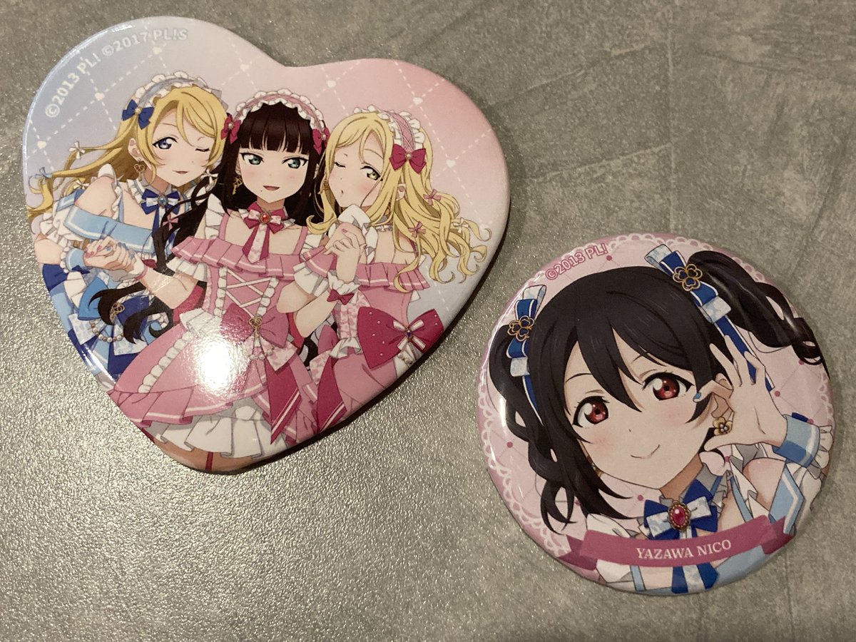 缶バッジの引き凄くないですか、1個ずつ購入で、矢澤引き😳