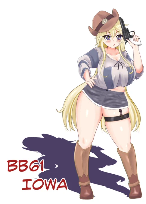 節分アイオワ!(*'ω`*) 可愛いね…! いつもより等身高めでお顔もシュッとした感じで描きました #アイオワ