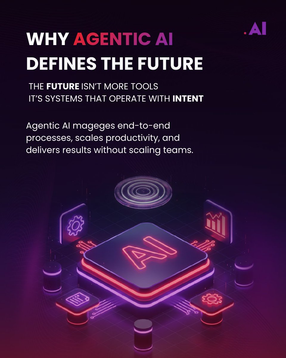 techved's tweet photo. Agentic AI is the next phase of enterprise AI.

From tools that respond
to systems that take ownership.

This is where AI begins to mature.

#AgenticAI #TECHVED #ROI https://t.co/CyW2ib5dkK
