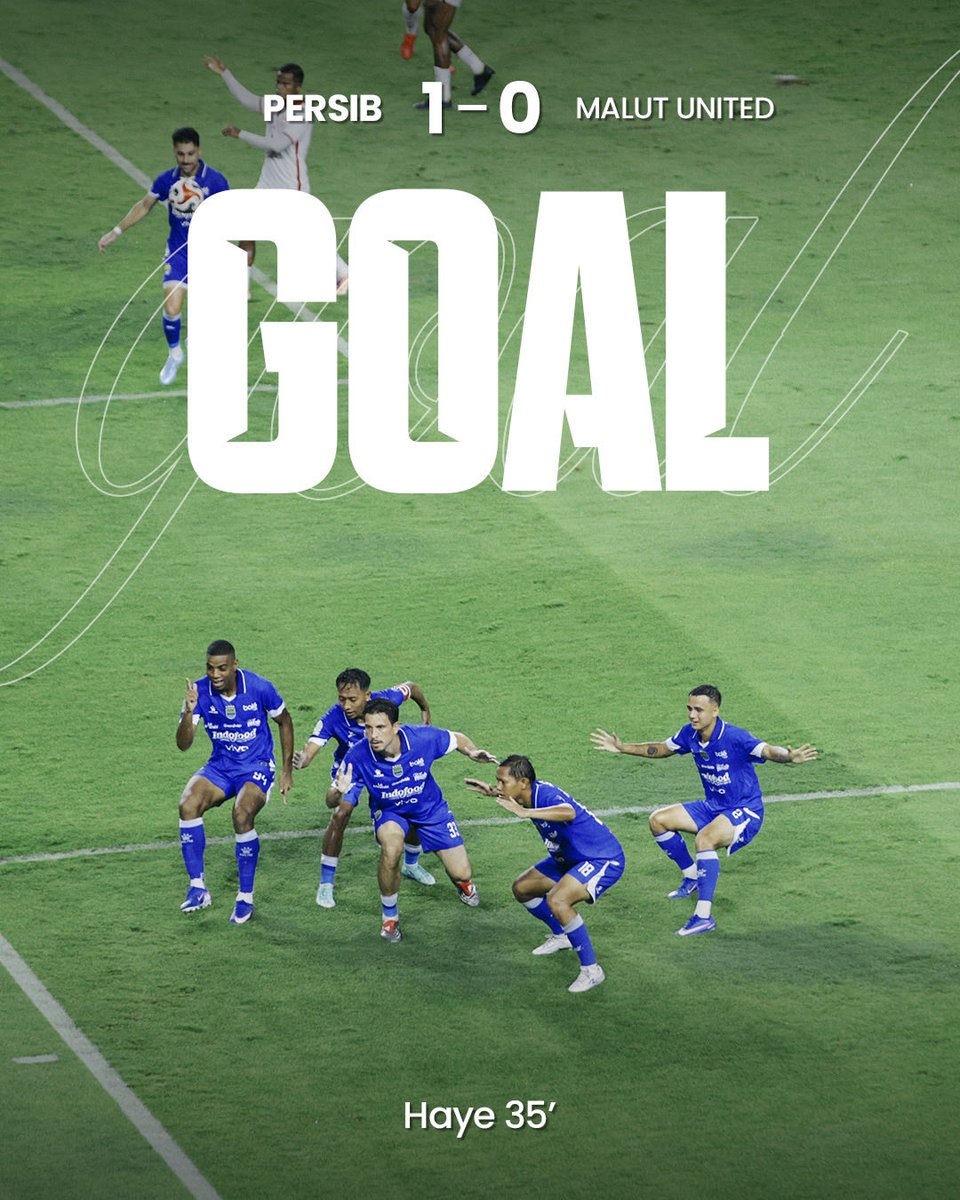 persib's tweet photo. THOM HAYEEEEEEE! Eksekusi peluang titik putih dengan sempurna! GBLA bergemuruh 🔥🔥🔥👊👊

#PERSIBDAY #WeArePERSIB https://t.co/Rvz5FzNjBK