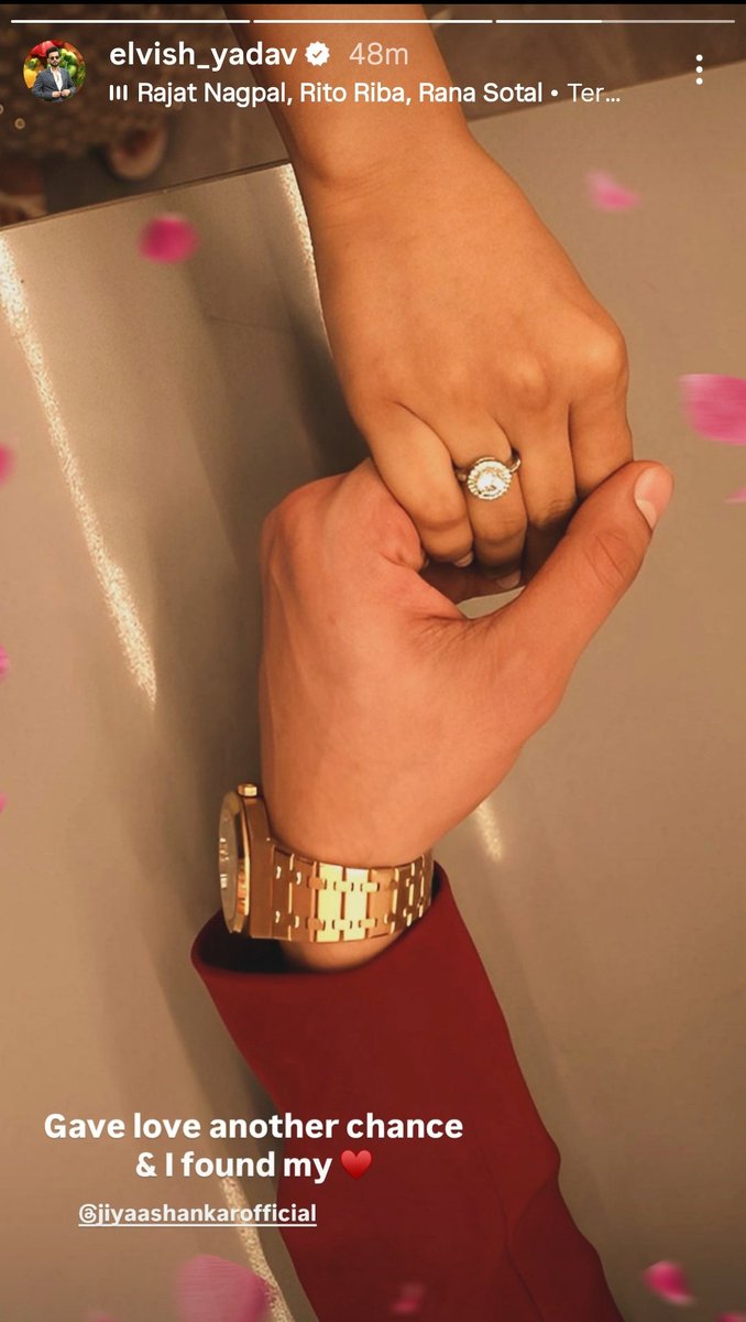 PyaraBetaa's tweet image. Congratulations Elvish Yadav bhai &amp;amp; Jiya Shankar 💞💞

#ElvishyYadav #JiyaaShankar 
#Engaged season 2