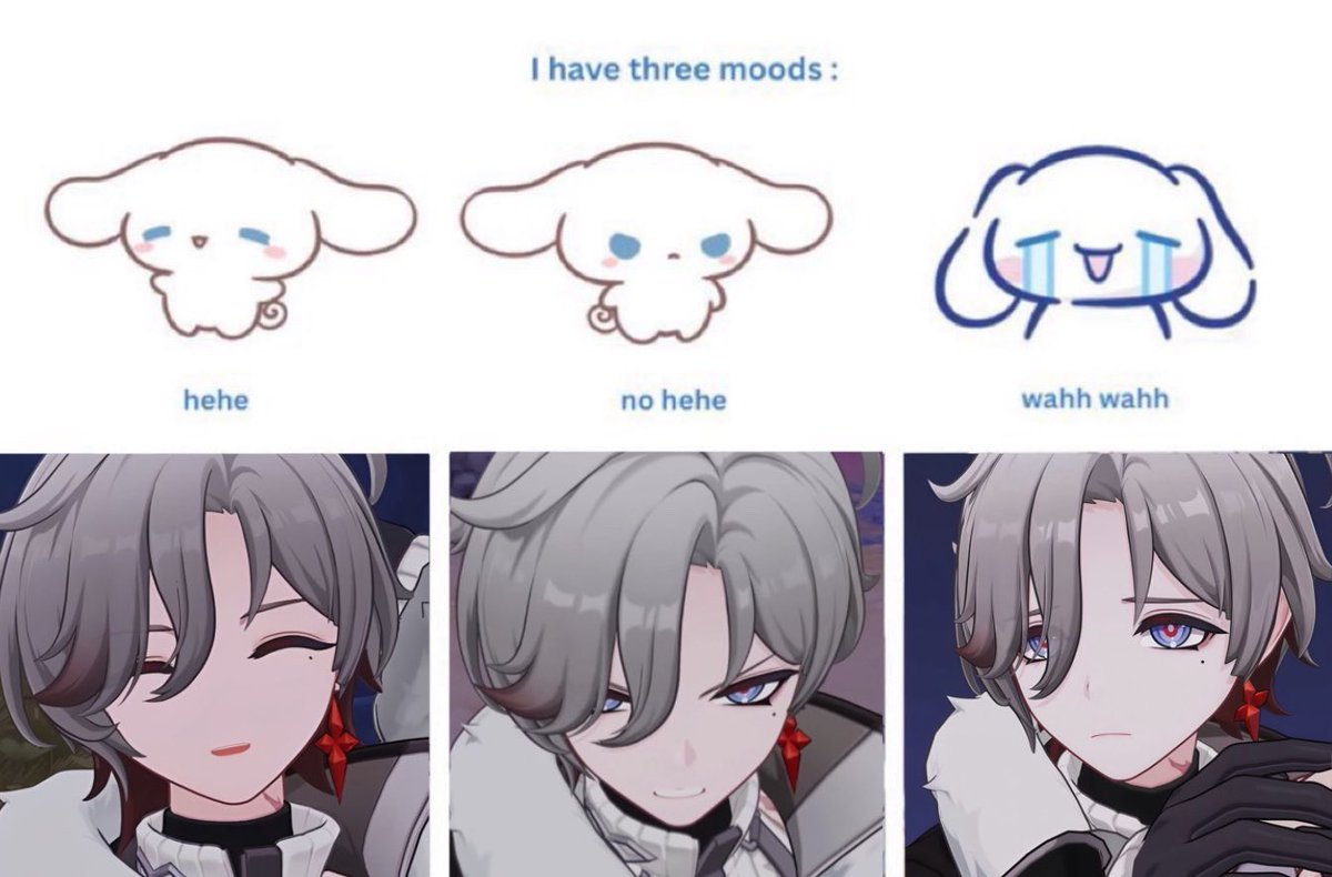 my baby has three moods
