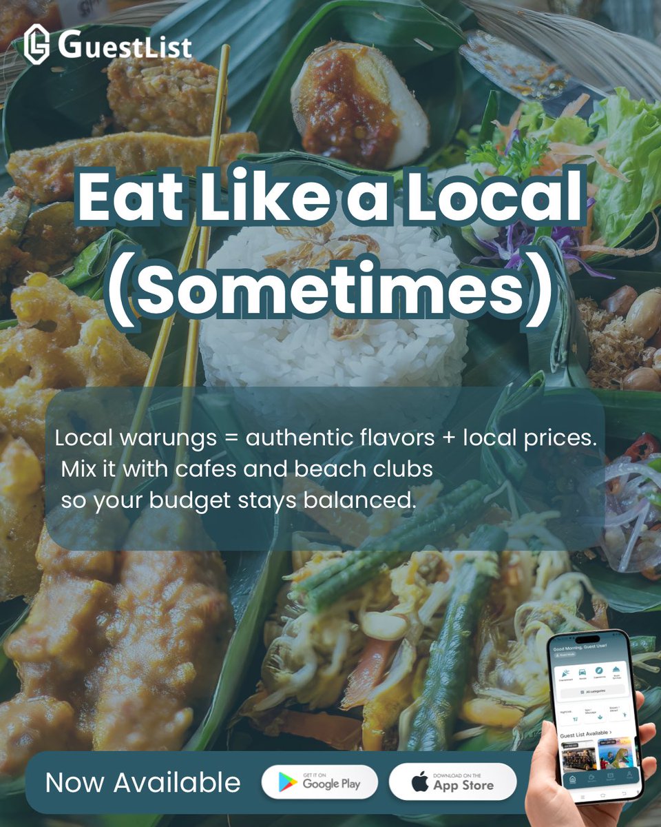 guestlistid's tweet photo. Travel smart, not cheap 💸🌴
Bali can be affordable and unforgettable when you know where to go and what to choose.
Here’s how to enjoy the island fully, without sacrificing comfort or experience. https://t.co/UBkXGRMX8C