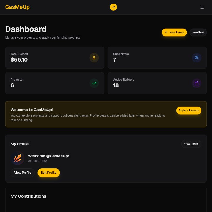 Builders are building.
Projects are launching.
Contributions are flowing.
GasMeUp is shaping into a simple way to support builders directly and transparently and the momentum is real.
Big shout-out to the Celo and Base builder community 💛💙
<a href="/CeloDevs/">Celo Developers ◘ 🦇🌳</a>
 
🔗 gasmeup-sable.vercel.app