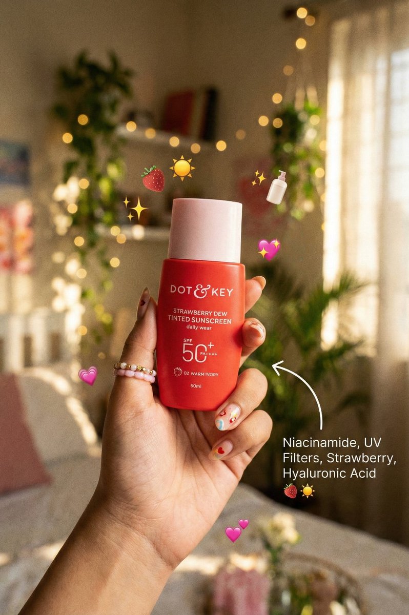 SohamBhole2's tweet image. amzn.to/3ZngGFT
Sun Protection Without That Heavy Feel?

Dot &amp;amp; Key Strawberry Dew Tinted Sunscreen – 02 Warm Ivory

#DailySunscreen #TintedSunscreen #SunCareRoutine #GlowSkin #AmazonBeauty #SkincareFinds