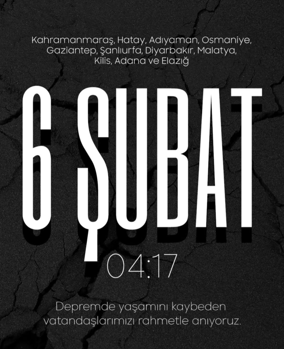 GTE1516's tweet photo. Yaşadığ��mız korkuyu asla unutamıyorum. 
Unutmadık unutmayacağız
#6subat2023 https://t.co/0BpvVZODsc