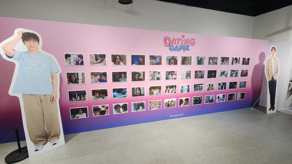 來看看展區佈置！！！等好久終於輪到台灣！！！🤩
希望下次孩子可以本人來台灣而不是派立牌來欸✨️🤣
#DatingGameTheSeries 
#เจ้าแก้มก้อน #fluke_natouch #Judo_tantachj