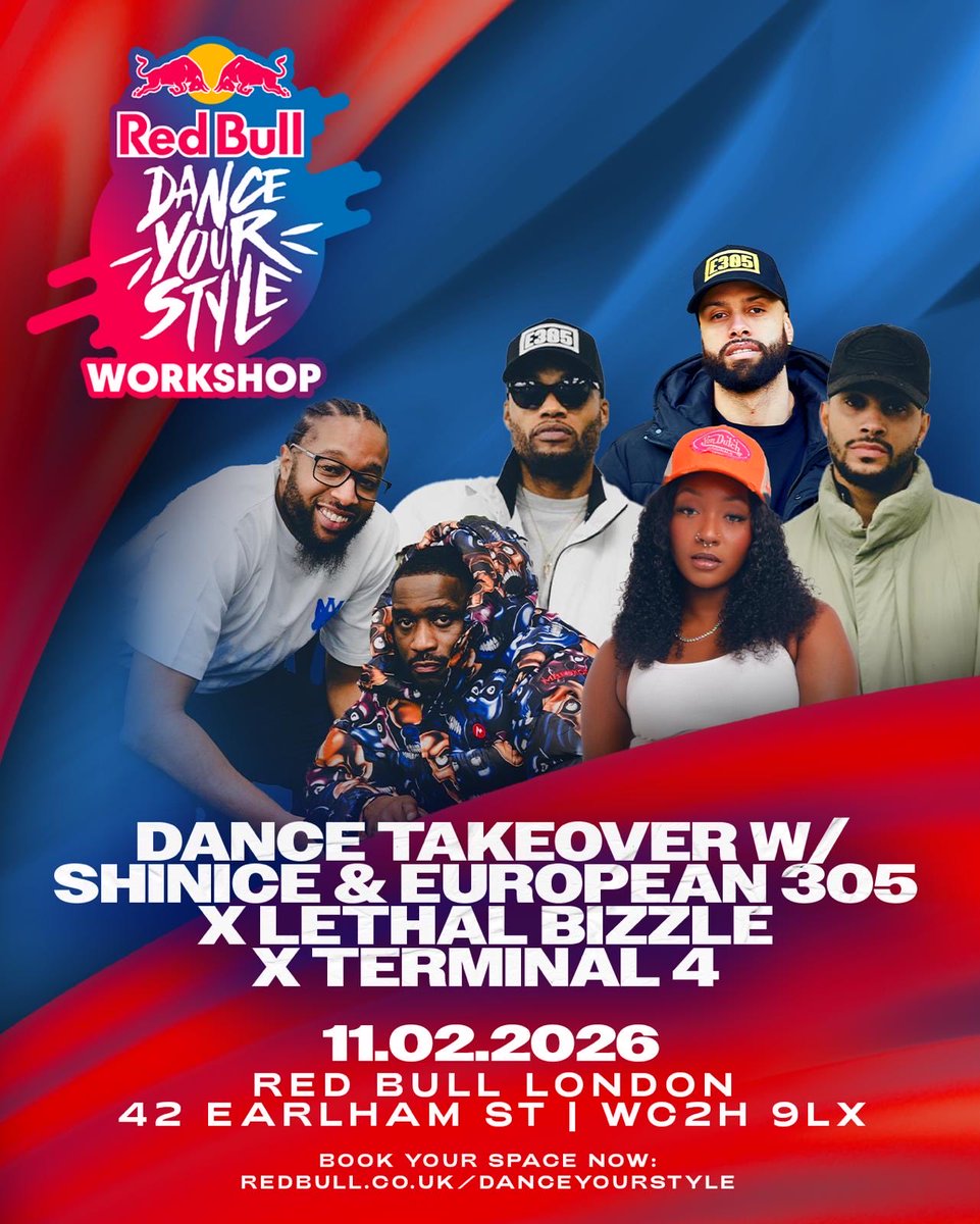 LethalBizzle's tweet photo. Can you dance? Meet us at Red Bull London

Sign up here

https://t.co/bF0dEFl7eW https://t.co/wBqTGcWAmT