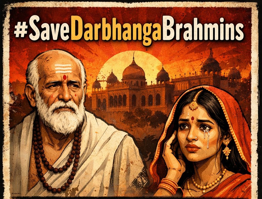 BRAHMAN_BR28's tweet photo. अगर आप दरभंगा के210  ब्राह्मणों के साथ हो रहे प्रताड़ना के खिलाफ हैं 
तो लिखें – #SaveDarbhangaBrahmins https://t.co/wnXAdYtlmE
