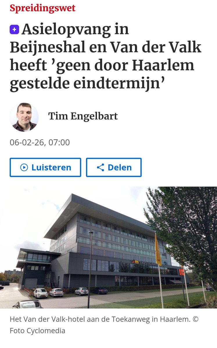 Uit vragen van FVD Haarlem blijkt dat de twee 'tijdelijke' AZC's in het Van der Valk hotel en de Beijneshal helemaal geen vaste einddatum hebben. Dit gaat tegen de eerdere beloftes en verwachtingen in dat deze zouden sluiten begin dit jaar. 

Terwijl Burgemeester Wienen en het