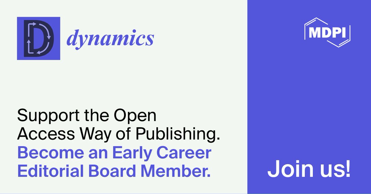 Dynamics MDPI tweet media