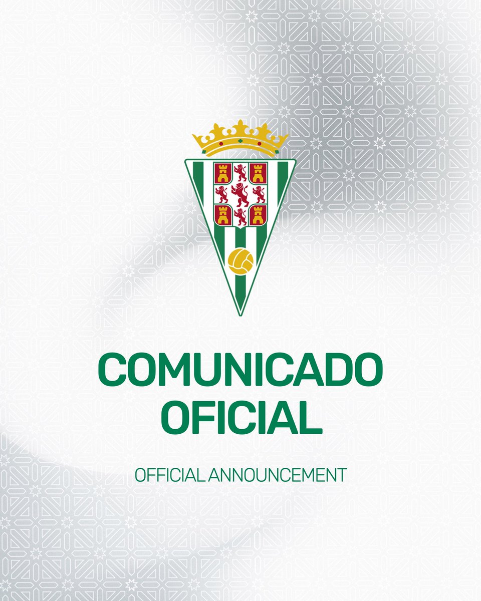 CordobaCF_ofi's tweet photo. ℹ️ COMUNICADO OFICIAL || El #CórdobaCF solicita el aplazamiento del #ADCeutaCFCórdoba ante la imposibilidad de viajar con garantías.

https://t.co/Oux9x1JuKD https://t.co/f2Va6hwFgM