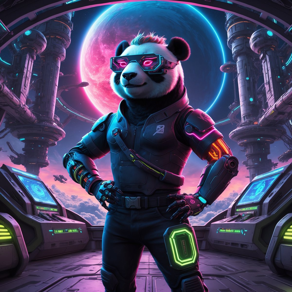 CyberPandaNFT's tweet photo. 3/5
Shunt as cyber core.
Glasses as victory lenses.
Scars as cyber tattoos of conquest.
These are not random traits.
They are real moments turned eternal.
One mint locks in that truth for good.

#CyberPanda #Legacy https://t.co/umqwbdTdUg