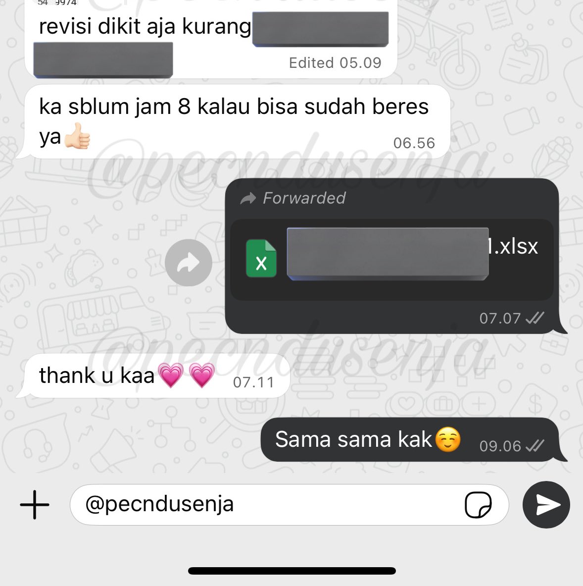 pecndusenja's tweet photo. Testi Joki Tugas Senja
33. Excel https://t.co/nGnfipYAHU