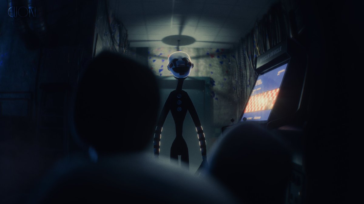 Rendered and composited frame from an upcoming collab part.