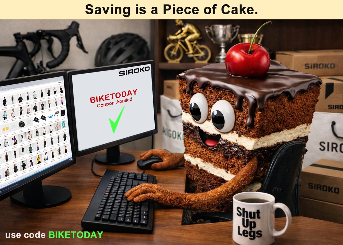 BikeTodayNews's tweet photo. Saving is a Piece of Cake 🚲🍰
Use BIKETODAY coupon
Shop now at https://t.co/viqImDQ1JQ
@sirokocom #iamsiroko #cycling #bikes #coupons #bicicletas #velos #ciclismo #cyclisme https://t.co/S0KbQBws3o