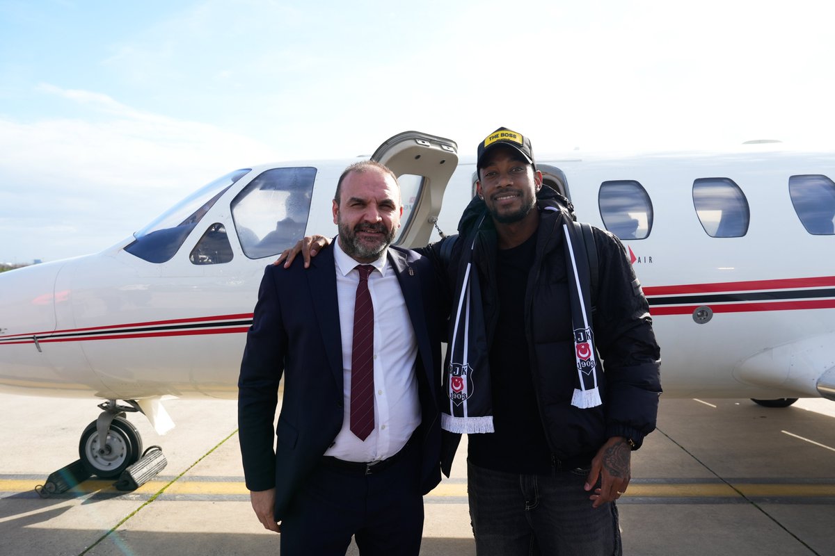 Besiktas's tweet image. Transfer görüşmesine başladığımız Amir Murillo, görüşmeleri sürdürmek ve sağlık kontrolünden geçmek üzere İstanbul’a geldi. 🦅