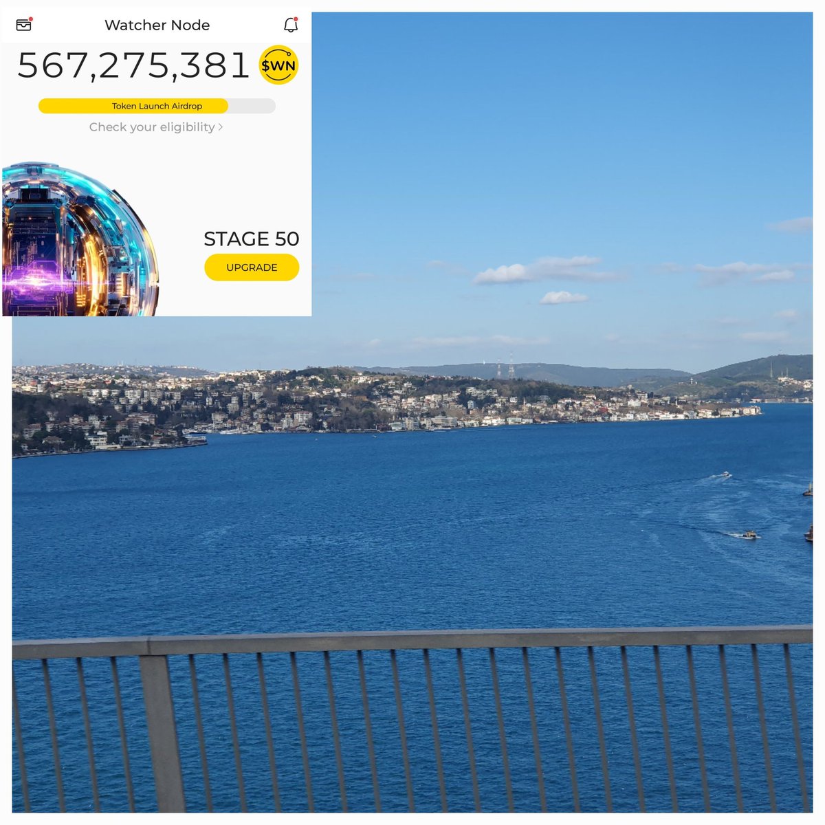 Launching Watcher  to secure <a href="/DeNetPro/">DeNet</a> storage network. Live from Bosphorus, Istanbul, Turkey! #WatchersEverywhere,