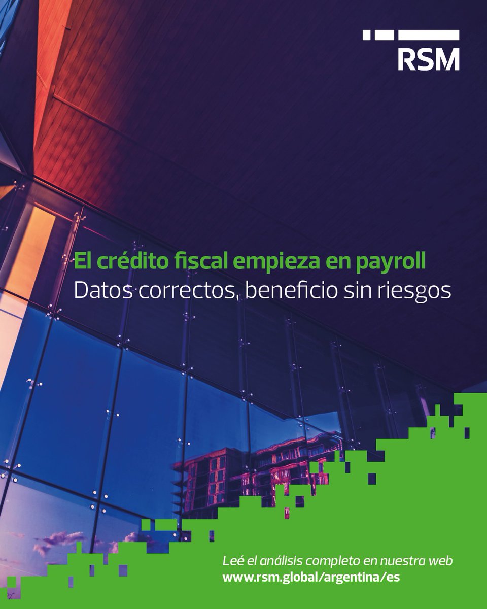 Santa Fe reglamentó el crédito fiscal por incremento de personal en IIBB.

Una oportunidad que exige control mensual de payroll.

📖 Leé el análisis completo en nuestra web: bit.ly/4kkiCZt

#Payroll #SantaFe #IngresosBrutos #RRHH