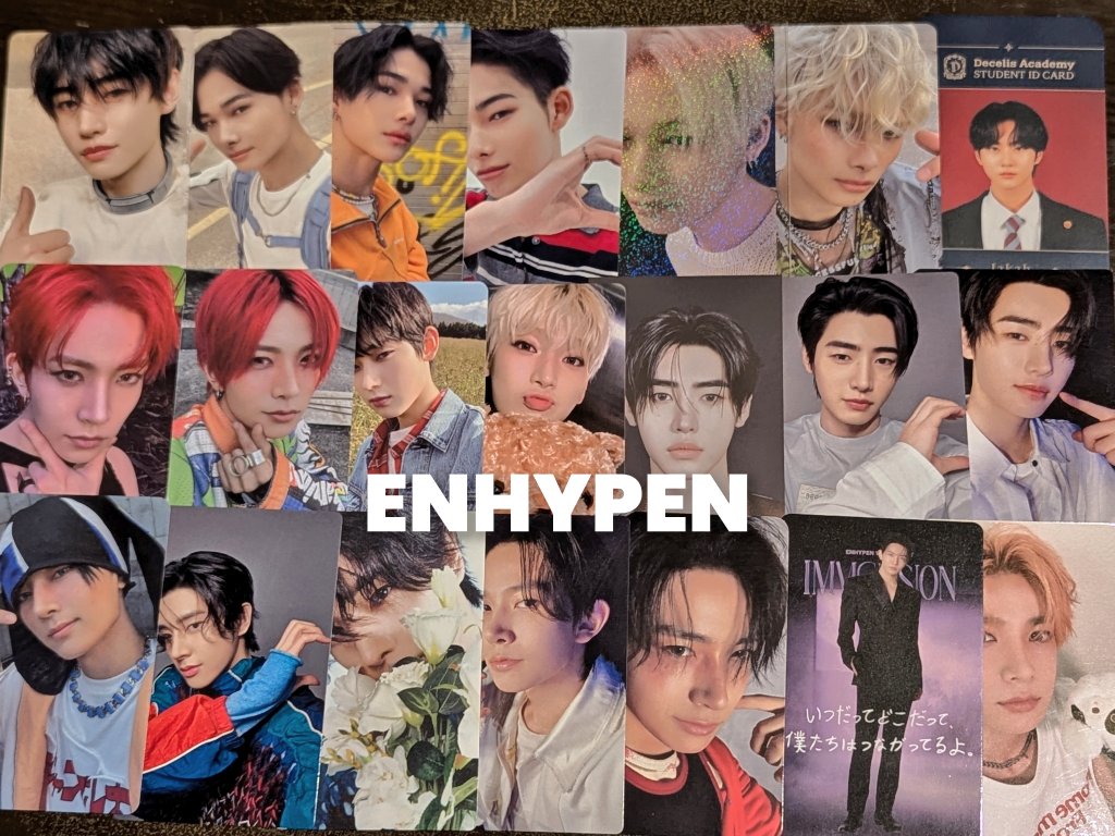 【 #ENHYPEN 】 Photo cards etc. have arrived! We're waiting for