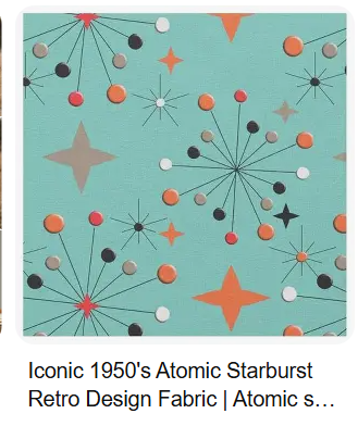 Bet_A_Cho's tweet photo. The patterns on Vincent's shirt are "Atomic Starburst", which was particularly popular in the 1950s. This was during the early Cold War and the beginning of the Space Race, when people were filled with fascination about space exploration and futuristic tech.
#HazbinHotelVox https://t.co/8p9Gw51rA1