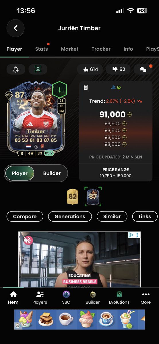 william227_'s tweet photo. @DetectiveFUT Does timber fit? https://t.co/CjCpQUxaoQ