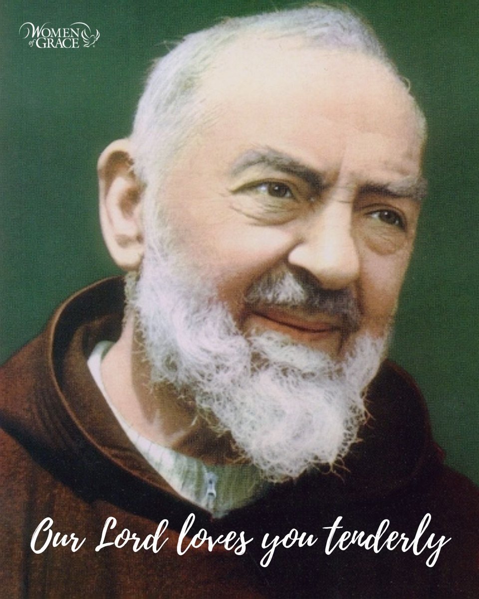 WomenOfGrace's tweet image. Reflection: womenofgrace.com/blog/tenderly
Do you embrace God's love and accept it, regardless of whether you feel its sweetness? Or do you reject it when you do not feel its consolations? Spend time letting God love you today.

#padrepio #Saintquotes #Godlovesyou #Jesuslovesyou
