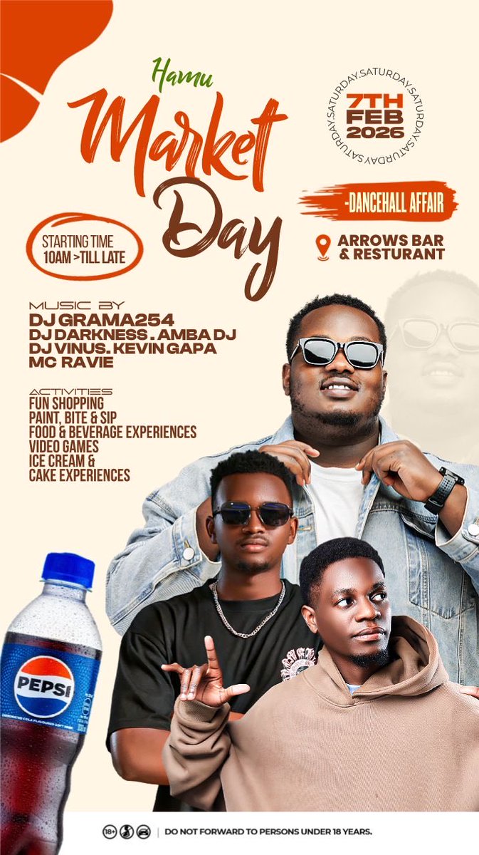 @arrowbar Hoima city | SATURDAY 🚀