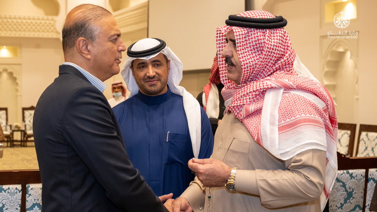 modgovksa's tweet photo. نائب قائد #القوات_الجوية اللواء الطيار الركن طلال الغامدي يشارك، إلى جانب عددٍ من كبار قادة القوات الجوية والمجموعات المشاركة في تمرين #رماح_النصر_2026، في الليلة الثقافية المقامة ضمن فعاليات «اليوم الثقافي» المصاحبة للتمرين. https://t.co/2usG563d5R