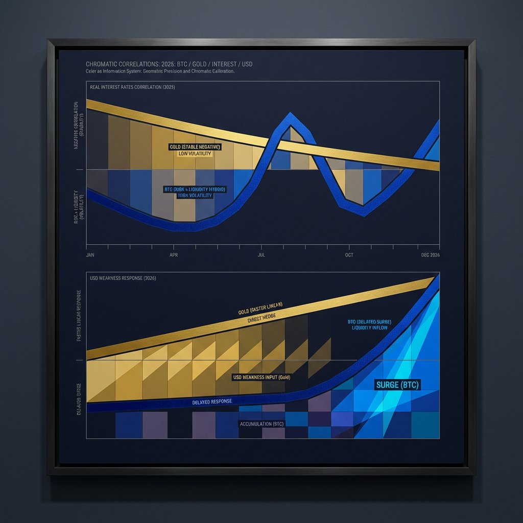 2026避险指南：BTC vs 黄金一图看懂👇

1)实际利率：金稳定负相关；BTC=风险+流动性
2)美元弱：金线性快；BTC先跌后涨
3)配置：金=基准；BTC=卫星(ETF/托管)
4)流动性：金深+连续；BTC极端时滑点大

结论：防守选金，进攻选BTC，组合更顺
#Bitcoin #Gold