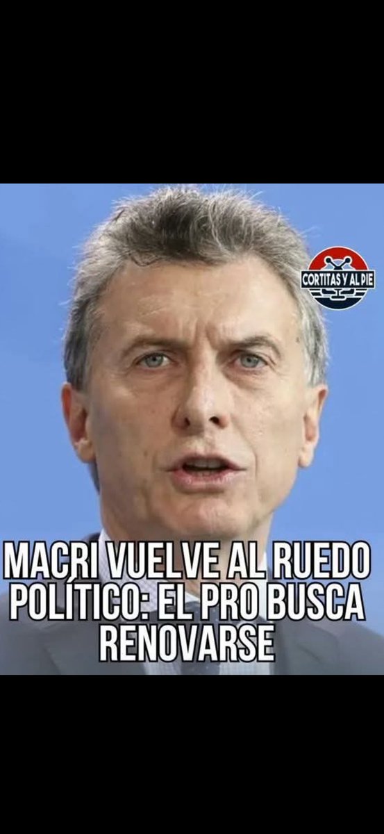 Un RETUIT para Mauricio presidente 2007
#Buenviernes