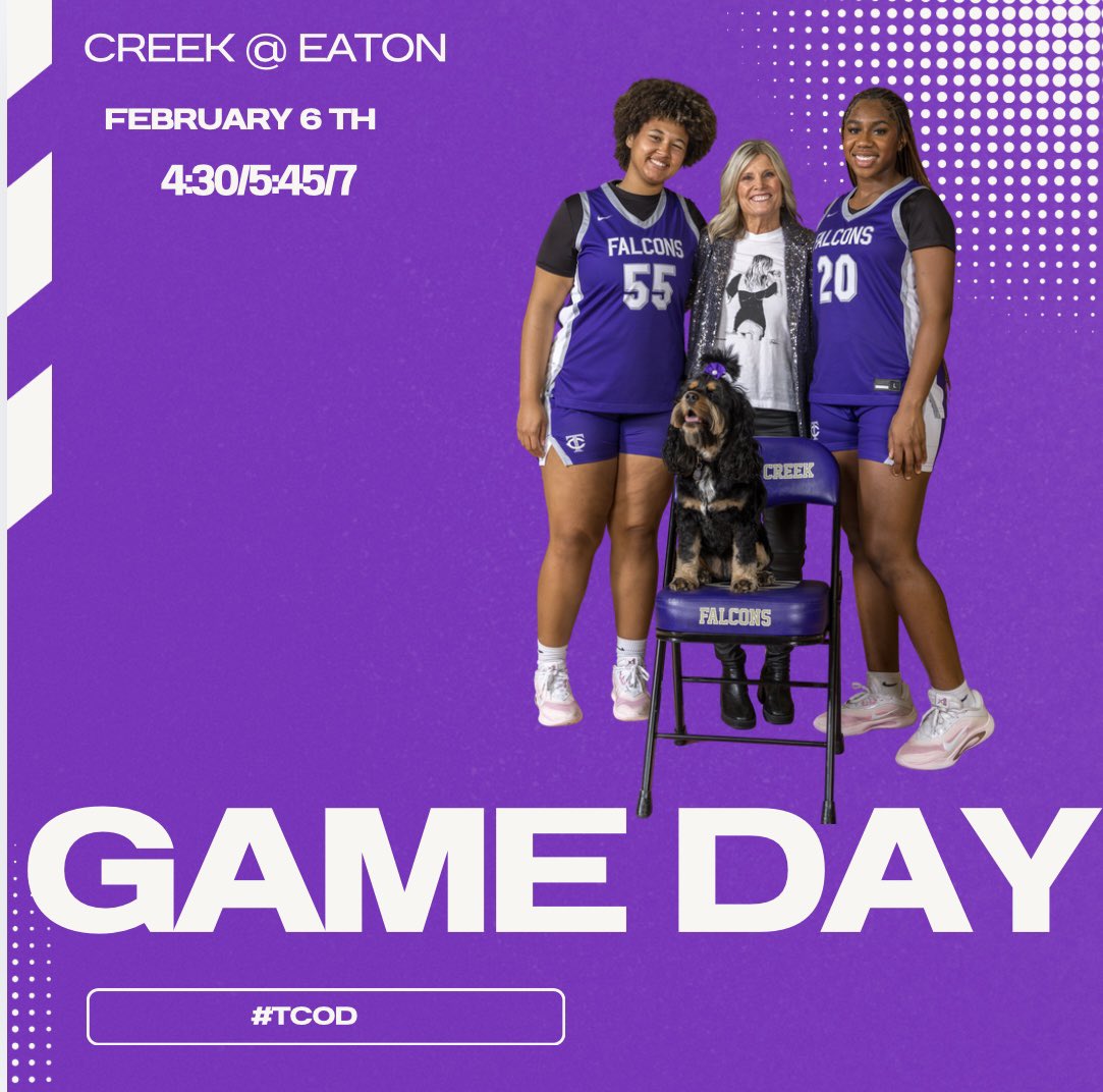 TCGBB's tweet image. 🏀GAME DAY🏀
📆Friday, February 6th
📍Eaton 
⏰4:30/5:45/7
(JV/Varsity/9th)
🆚The Eagles
#TCOD#moorethan🏀