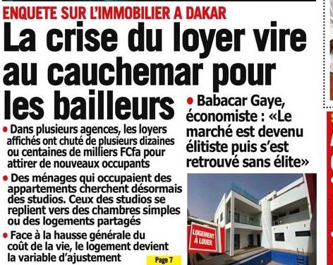 ‼️Crise du loyer à Dakar 

À Dakar, le marché locatif traverse une crise profonde et paradoxale :

•des centaines d’appartements neufs et rénovés restent vides,
•alors que des milliers de Dakarois peinent à se loger.

Ce déséquilibre montre un marché immobilier déconnecté des