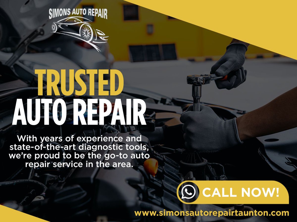 simonautorepair's tweet image. 🚙 Looking for auto repair in Taunton, MA? Simon’s Auto Repair is here to help with quick, reliable service for any vehicle! Experience auto repair in Taunton, MA, at affordable prices.

🌐 simonsautorepairtaunton.com/?utm_source=tw…

#autorepairtauntonma #oilfilterchange #SimonsAutoRepair