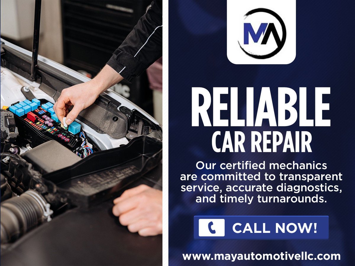 mayautomotive's tweet image. Kalamazoo’s Car Repair That Gets It Done Right! 💪🚗

From quick fixes to full diagnostics, May Automotive LLC is your home for car repair in Kalamazoo. Loaners, same-day service, and people who keep it real. 👨‍🔧

🌐 mayautomotivellc.com/?utm_source=tw…

#carrepairkalamazoo #MayAutomotiveLLC