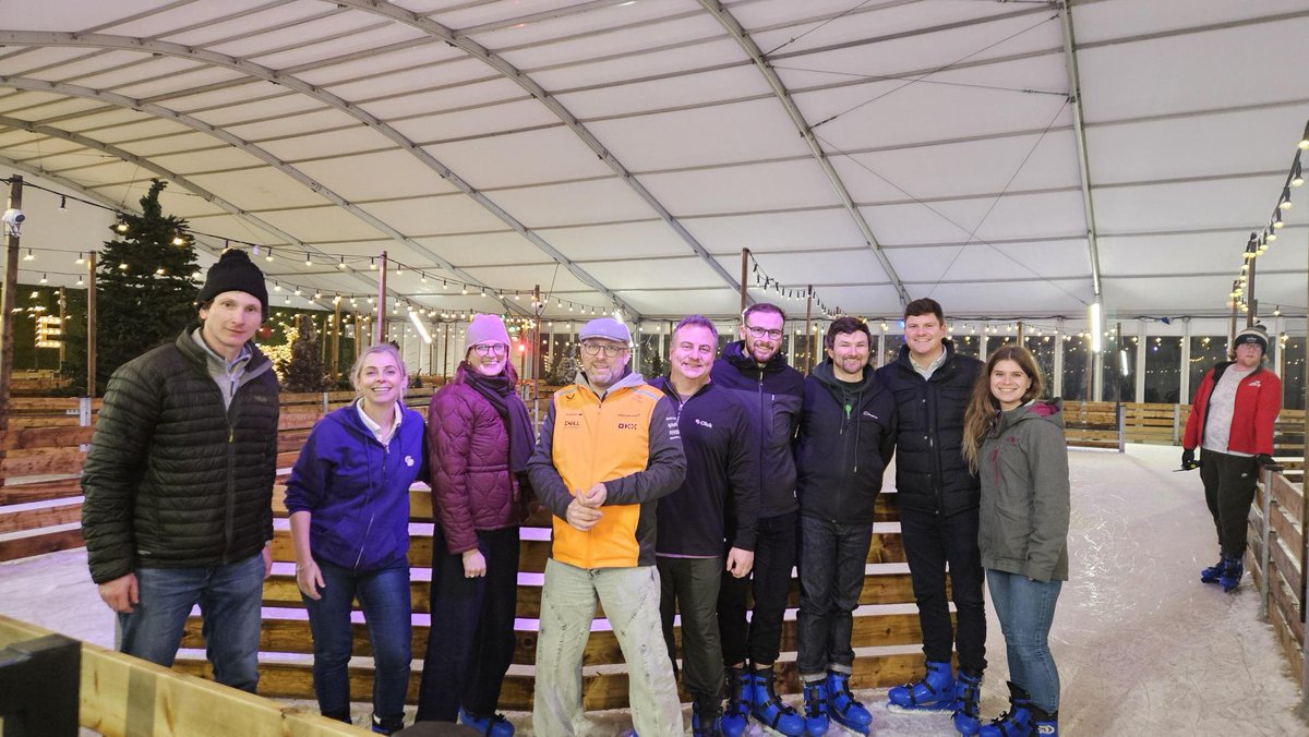 ClickDimensions's tweet photo. Cork Kick Off 2026! 🏒✨

Our teams laced up their skates and hit the rink for this year’s Cork Kick Off.

From strategy sessions to skating sessions, moments like these keep the Click team connected, inspired, and ready to take on 2026 together. 

#TeamClick https://t.co/21gEn0AYZP