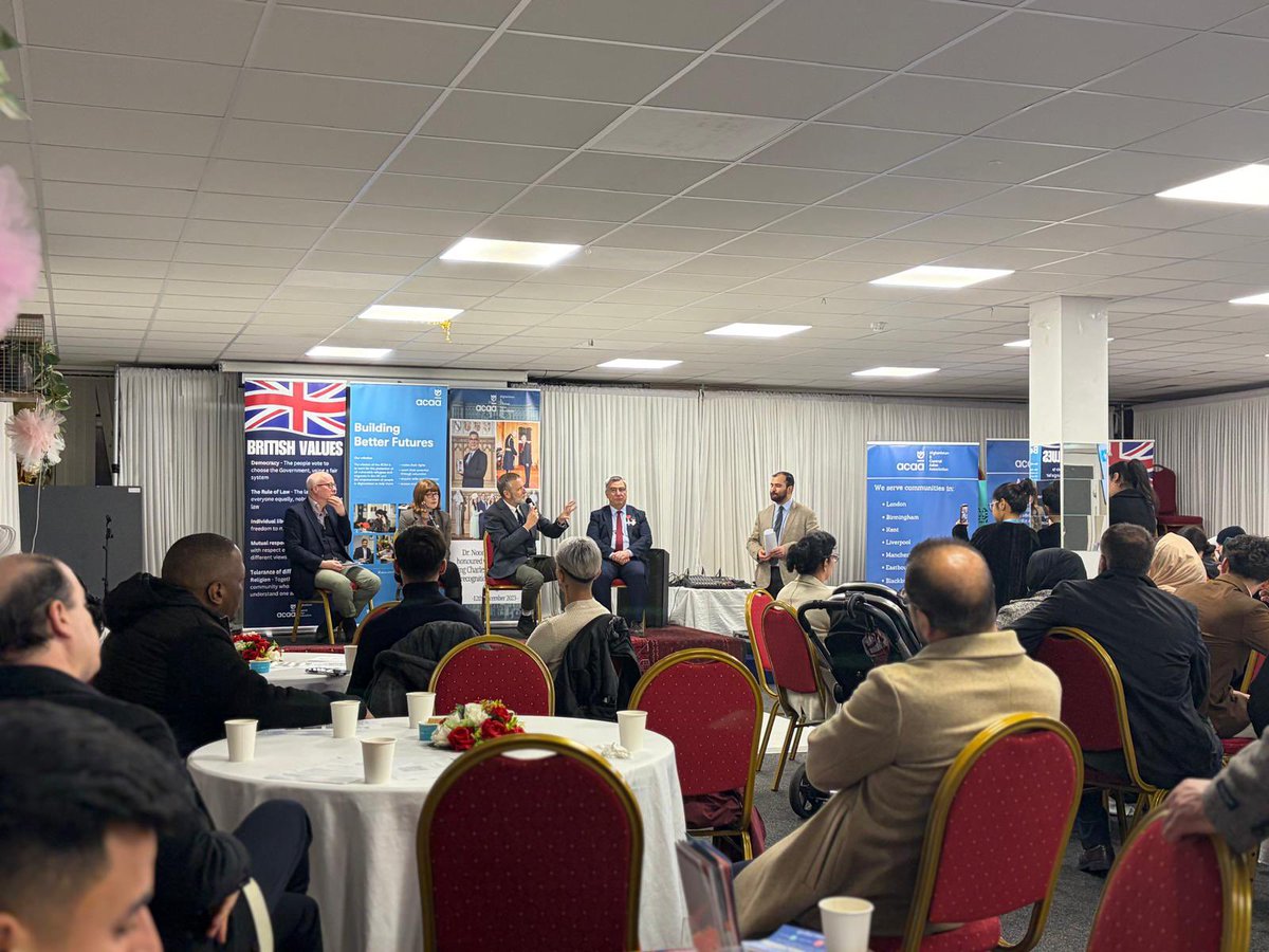 A_CAA's tweet photo. Yesterday marked the launch of Afghan Radio UK, bringing together community members, partners and supporters to recognise an important step for community-led media in the UK.

Speakers included Cllr Katherine Dunne, Dr Nooralhaq Nasimi MBE, Richard Hilton and Barra Fitzgibbon. https://t.co/ebRVnmTWSg