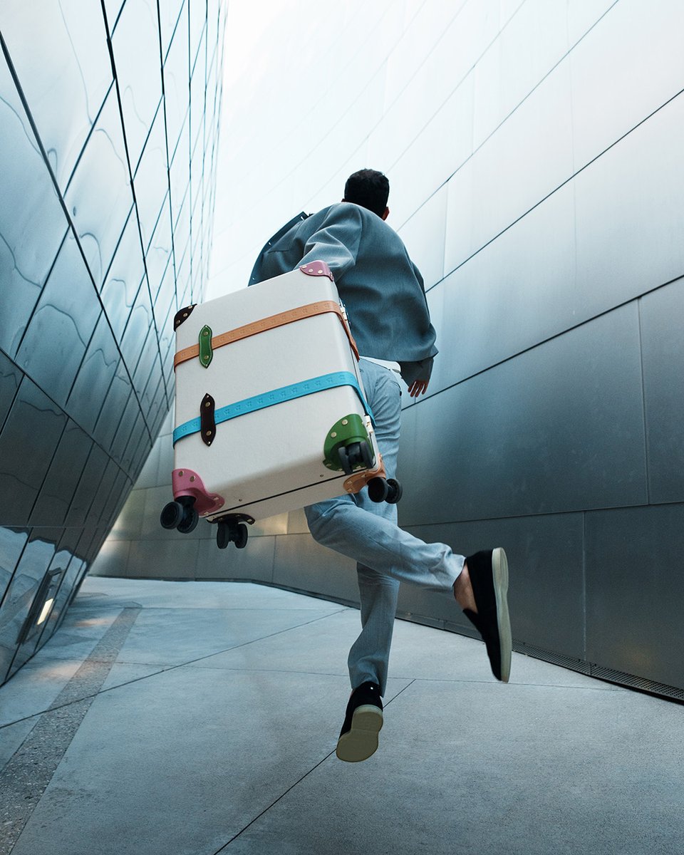 Mathieu Forget arrives in Los Angeles with the GOLF le FLEUR* Carry-On by Globe-Trotter. Handcrafted in England using signature vulcanised fibreboard, designed for journeys shaped by creativity and movement.

#ThePoetryOfTravel
#GlobeTrotter1897