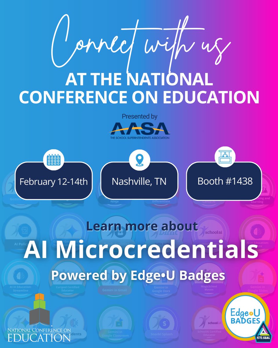 Edge•U Badges tweet media