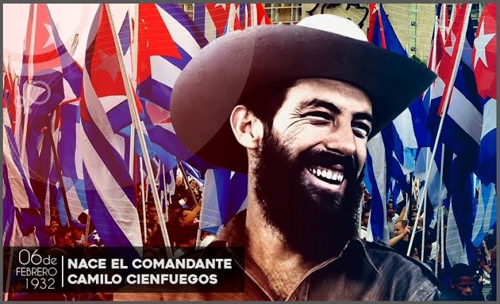 Desde #ECASA recordamos el natalicio de Camilo Cienfuegos Gorriarán, el Héroe de Yaguajay quien nació el 6 de febrero de 1932.
#CubaEstaFirme #CamiloEsPueblo #AviaciónCubana #AeropuertosCuba