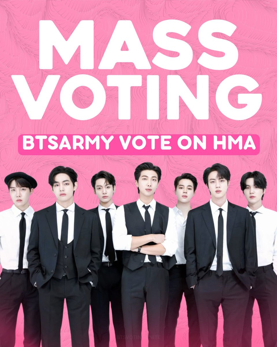 boravotebase's tweet photo. 🚨 MASS VOTING STARTS 🚨

Army, drop tiket voting kalian pada kategori:

🏆 Best Popularity — BTS
🏆 Bonsang TOP 10 — Jin &amp; j-hope
🏆 Special Awards Hiphop/RNB — j-hope

BTSARMY VOTE ON HMA https://t.co/ARNfDBev8g