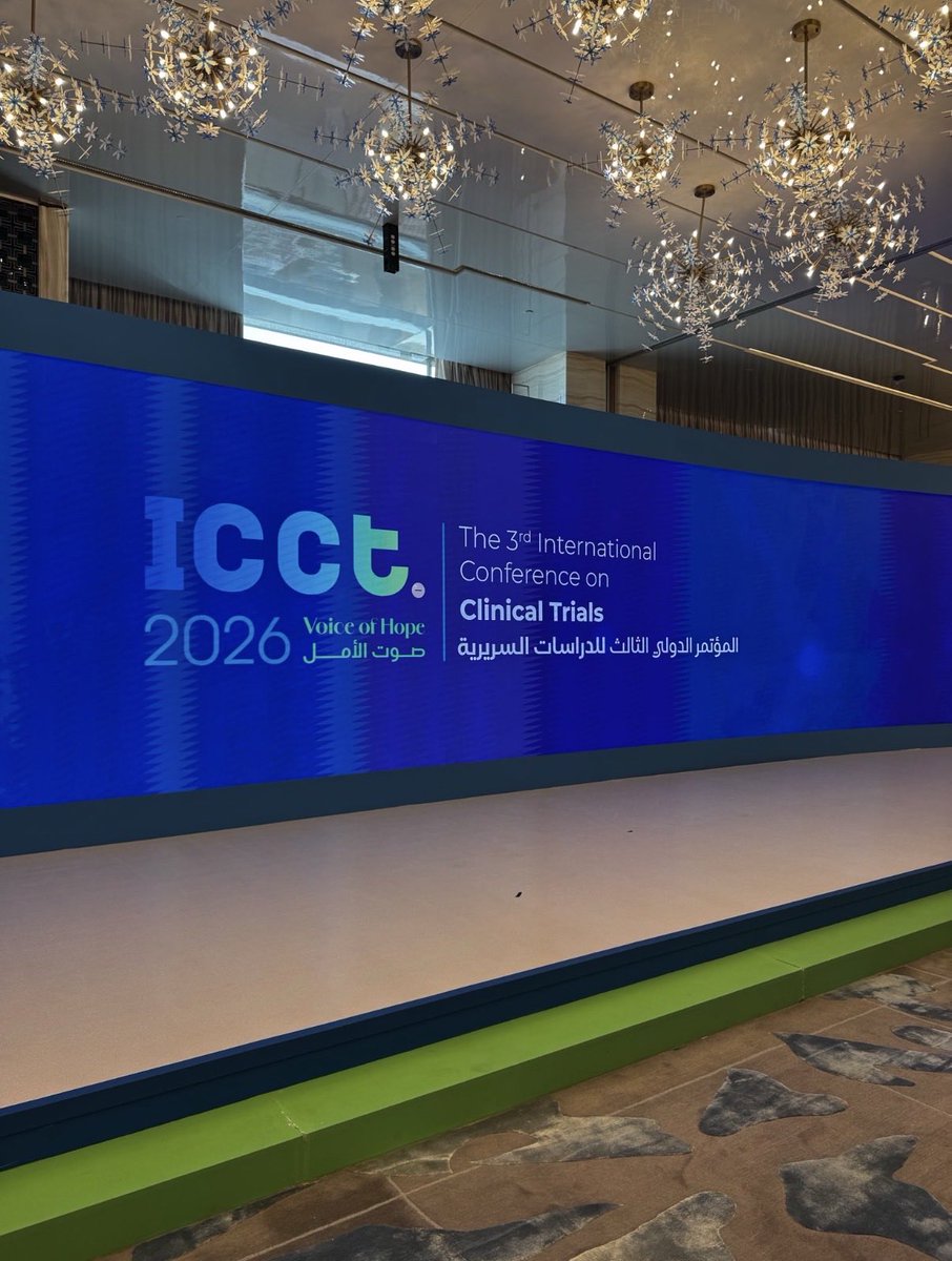 RNRevad's tweet photo. Grateful to have attended the 3rd International Conference on Clinical Trials 2026.
Gained valuable knowledge, meaningful insights, and a deeper understanding of the field through inspiring discussions and expert perspectives.🌟

#KAIMRC #ICCT2026 #VoiceofHope https://t.co/hZXWaGFHBc
