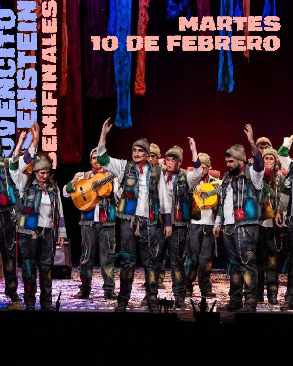 ComparsaNovo's tweet photo. ¡ESTAMOS EN SEMIFINALES! 🎭

Aún seguimos sin palabras, nos vemos el 10 de febrero para seguir sumando retales a este Jovencito Frankenstein 🧩 

#COAC2026 #carnavaldecadiz #ElJovencitoFrankenstein #comparsanovoynonogalan https://t.co/OiulxDSSP6