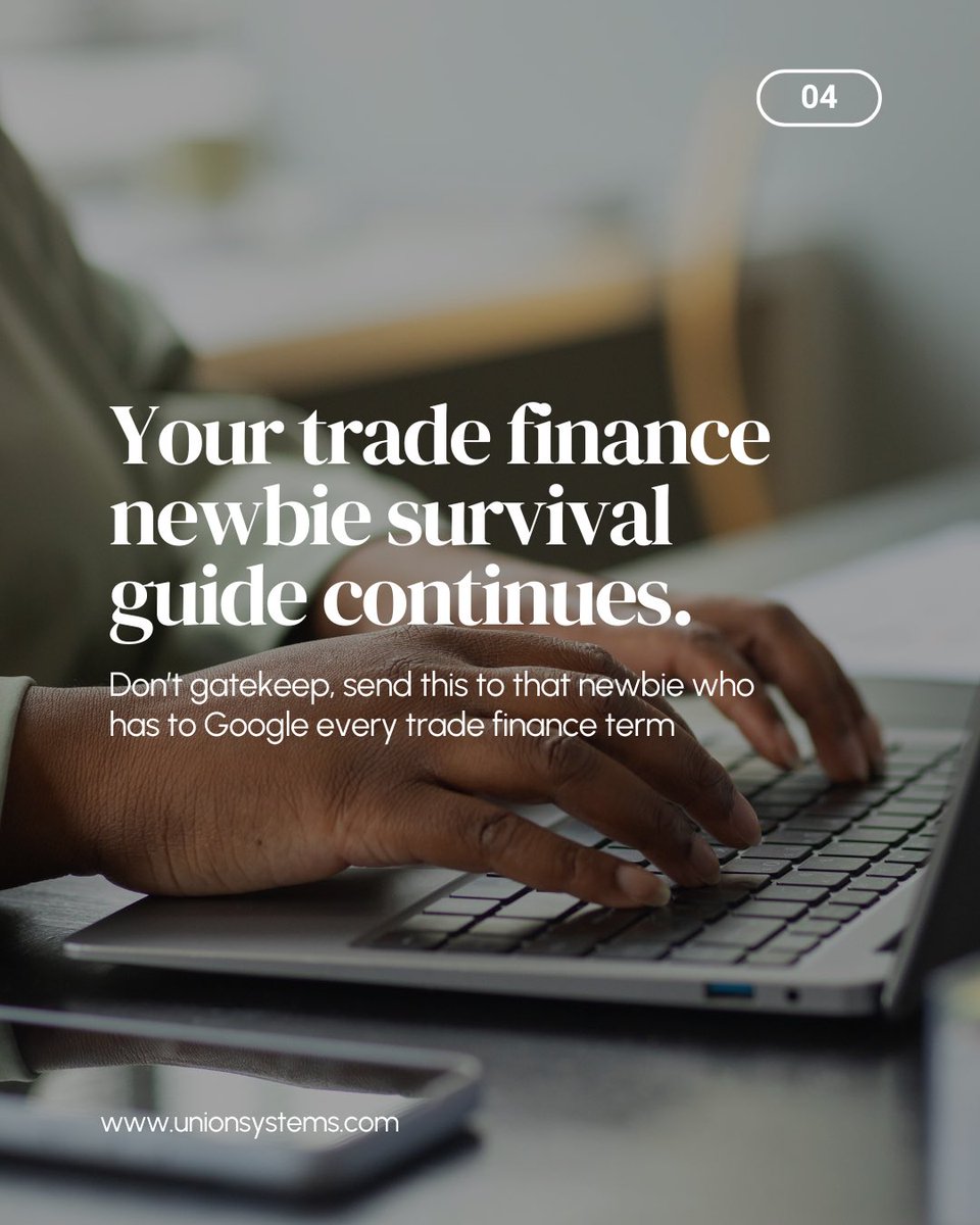 unionsystemshq's tweet photo. Trade Newbie Survival Guide | What is a Bill of Lading?

If “Bill of Lading” is one of those trade terms you have heard about but never fully understand, this is your cue to finally get it right. 😉

#tradefinance #billoflading #tradeterms #unionsystems https://t.co/vOY4yKsqWP