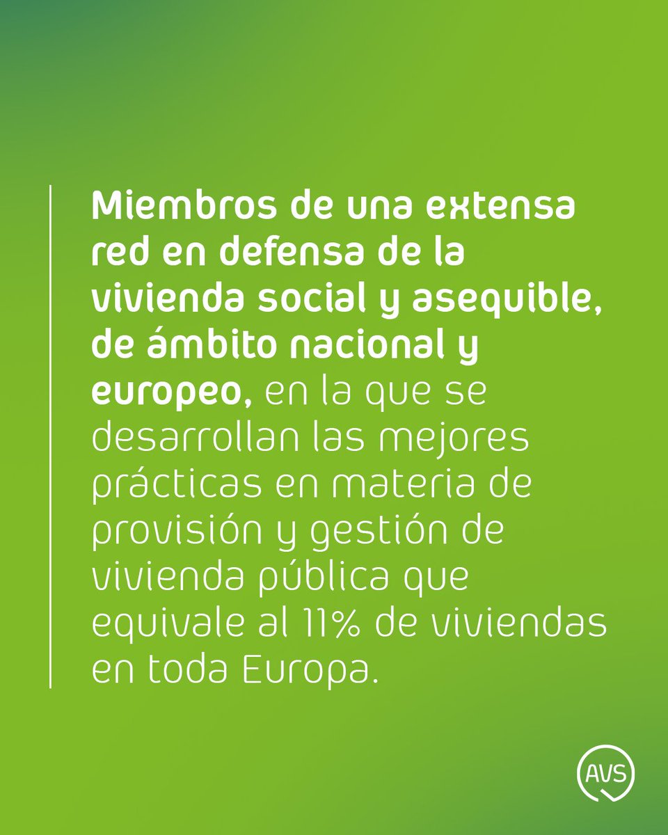 avs_gestores's tweet photo. 🤝 AVS forma parte de una red nacional y europea que impulsa la vivienda pública en alquiler.
Un espacio para intercambiar experiencias y mejores prácticas, impulsando la consolidación de la vivienda pública en alquiler en España. 🏡
#ViviendaPublica #AlquilerSocial https://t.co/xRvevfkF9H