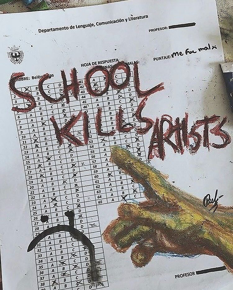 SCHOOL KILLS ARTISTS