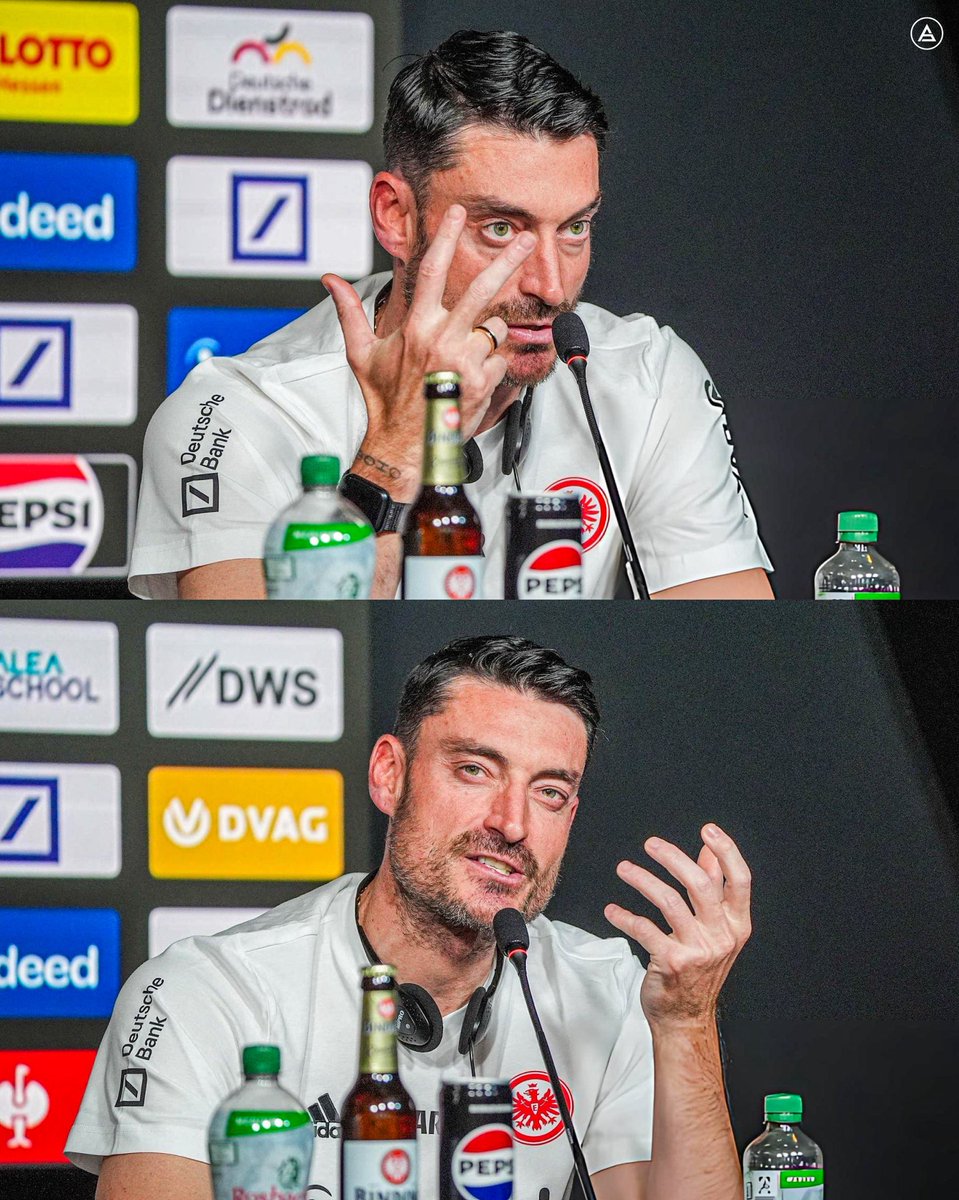 ⚠️🇩🇪 Albert Riera, nuevo DT del Frankfurt, implementó un SISTEMA DE MULTAS para los fútbolistas que cometan una indisciplina (llegada tarde, uso del celular, etc)…

‼️ Los jugadores DEBEN TIRAR UNA RULETA para determinar QUÉ TRABAJO DEL STAFF tienen que hacer, algunas de las