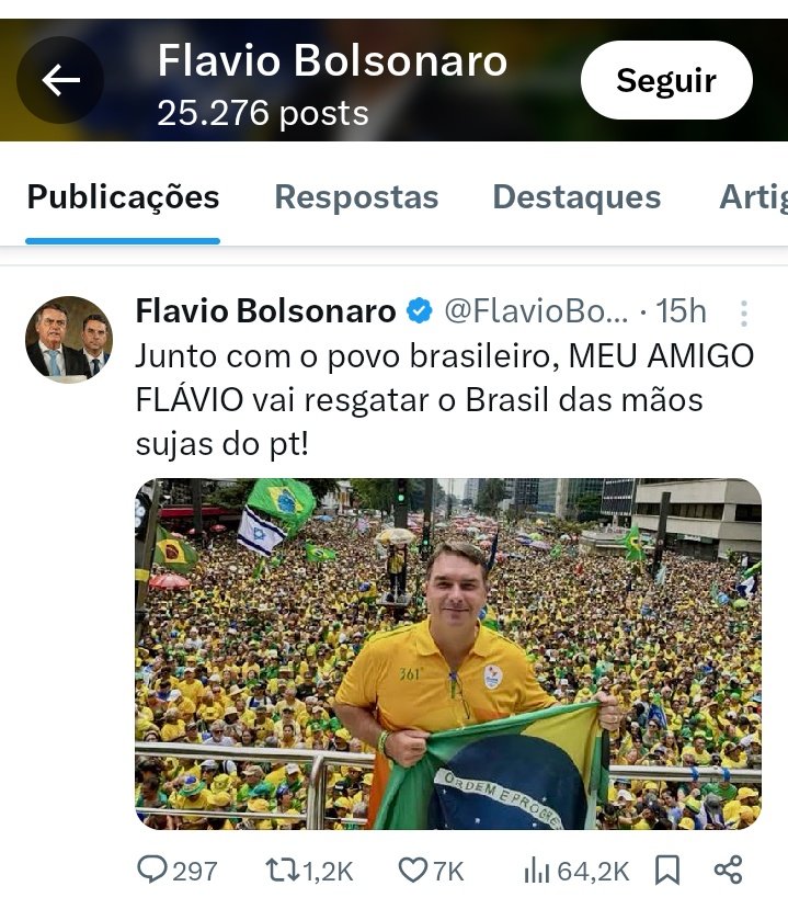 Isso caracteriza propaganda eleitoral antecipada (art. 36 da Lei 9.504/97).
Exaltação pessoal + promessa política implícita + ataque a adversário = conteúdo eleitoral, mesmo sem pedido explícito de voto, conforme entendimento do TSE.
Opinião é livre.
Palanque fora de época, não