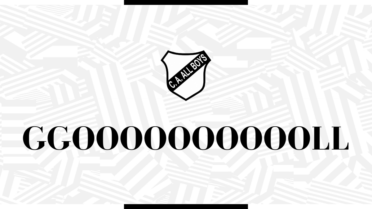 ⚽️ 10' PT - ¡¡GGOOOOLLL DE ALL BOYS!! Lo hizo Tomás Assennato ⚽️

🔶 #Boca 0 🆚 1 #AllBoys 

🤍🖤 #FlorestaBarrioDeCorazón 🖤🤍