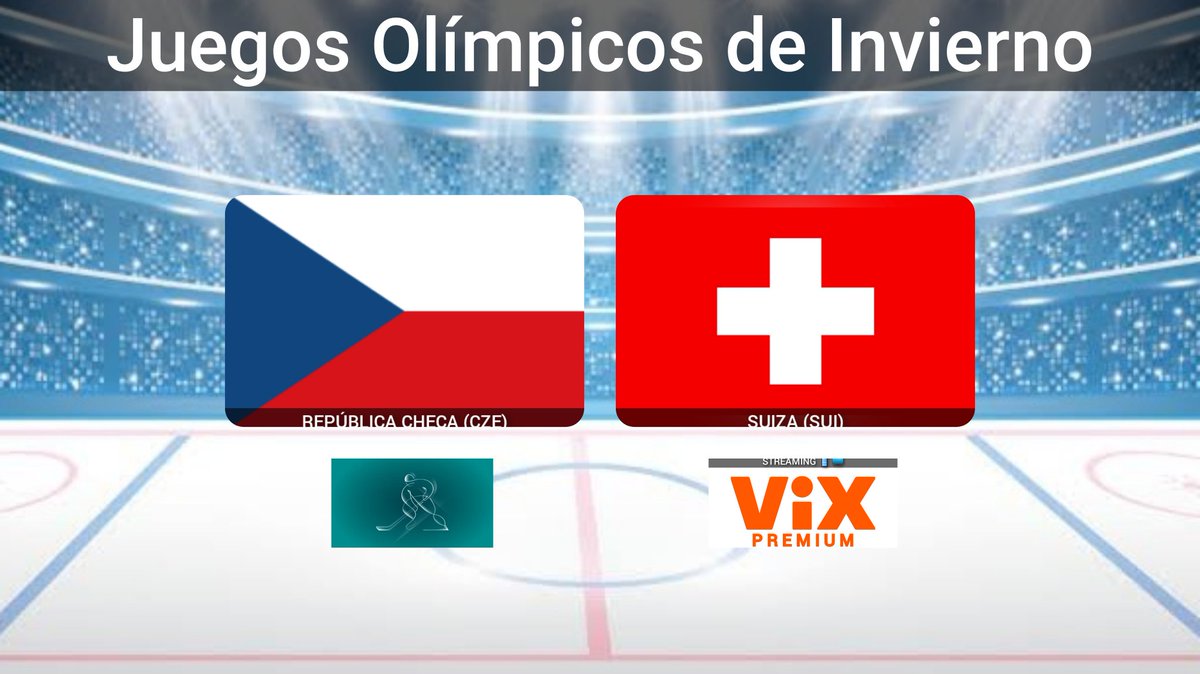 TVDELDEPOR2's tweet image. Juegos Olímpicos de Invierno | Hockey F 
Chequia 🆚 Suiza 
07:40 HRS 
📱💻 @VIX Premium MEX 

🎙️ @DBallinas
🎙️ @Sarela8

#LaMagiaDeLosJuegos | #CZESUI